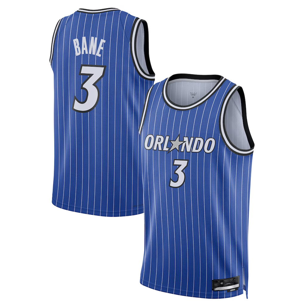 Choea O.Magic #3 Desmond Bane Blue Swingman Player Jerseys - Icon Edition