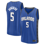 Choea O.Magic #5 Paolo Banchero  Blue Fast Break Replica Player Jerseys - Statement Edition
