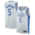 Choea O.Magic #5 Paolo Banchero Silver 2025-26 Swingman Jerseys - City Edition