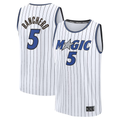 Choea O.Magic #5 Paolo Banchero  White Fast Break Replica Player Jerseys - Association Edition