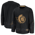 Choea O.Senators Black 2024 Military Appreciation Practice Jerseys