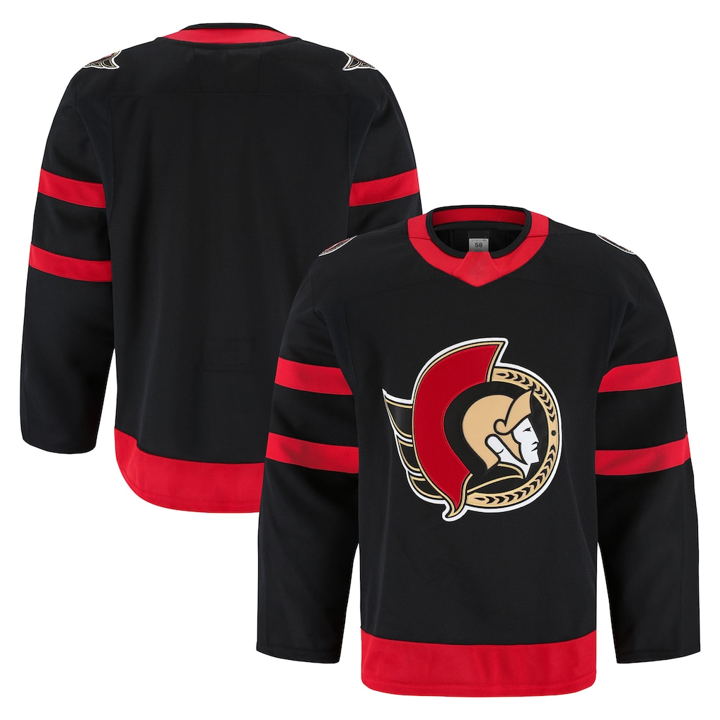Choea O.Senators Black Home Authentic Pro Jerseys