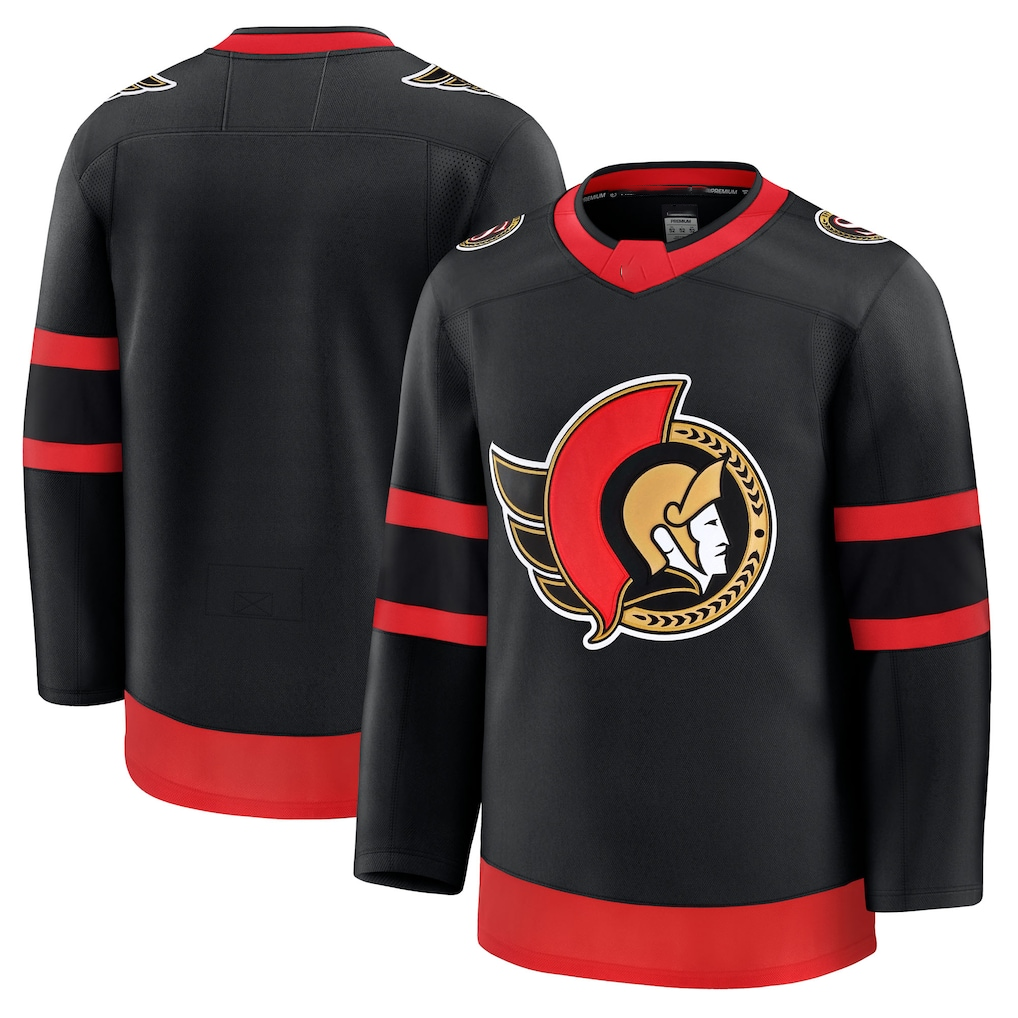 Choea O.Senators Black Home Premium Jerseys