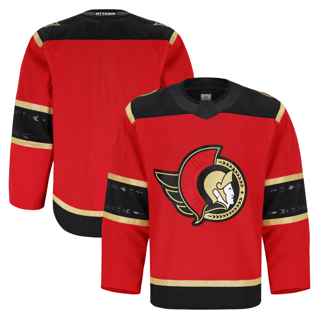 Choea O.Senators Red Alternate Authentic Pro Jerseys