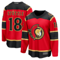 Choea O.Senators #18 Tim Stutzle Red Alternate Breakaway Jerseys