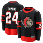 Choea O.Senators #24 Dylan Cozens Black Home Breakaway Jerseys