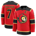 Choea O.Senators #7 Brady Tkachuk Red Alternate Premium Jerseys