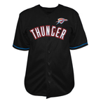 Choea OC.Thunder Black Big & Tall Pop Full-Button Stitched Jerseys