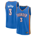 Choea OC.Thunder #3 Jared McCain Blue Fast Break Replica Stitched Jerseys - Icon Edition