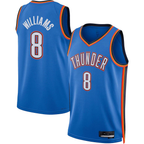 Choea OC.Thunder #8 Jalen Williams Blue Swingman Stitched Jerseys - Icon Edition