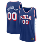 Choea P.76ers #00 Labaron Philon Jr  Royal 2026  Draft First Round Pick Fast Break Jerseys - Icon Edition