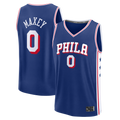 Choea P.76ers #0 Tyrese Maxey  Royal Fast Break Replica Player Jerseys - Icon Edition