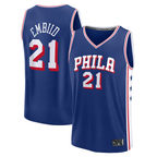 Choea P.76ers #21 Joel Embiid  Royal Fast Break Replica Player Jerseys - Icon Edition
