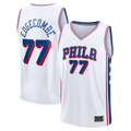 Choea P.76ers #77 VJ Edgecombe  White Fast Break Replica Player Jerseys - Association Edition