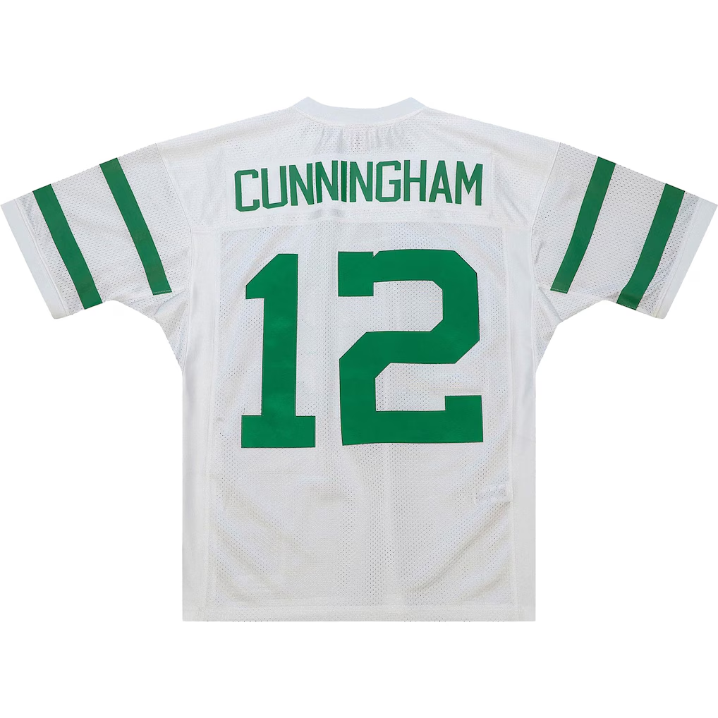 Choea P.Eagles 1994 #12 Randall Cunningham Mitchell & Ness White Authentic Throwback Retired Player Stitched Puhic Jersey