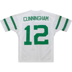 Choea P.Eagles 1994 #12 Randall Cunningham Mitchell & Ness White Authentic Throwback Retired Player Stitched Puhic Jersey