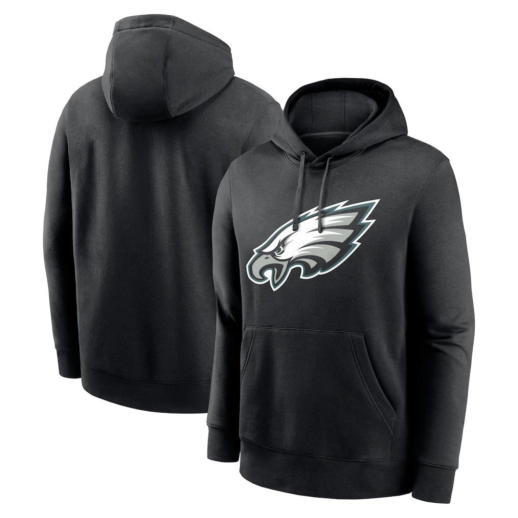 Choea P.Eagles Black LOGO Pullover Hoodies Home Game Stitched Jerseys