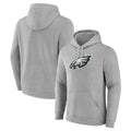 Choea P.Eagles Gray LOGO Pullover Hoodies Home Game Blank Player Stitched Jerseys
