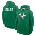 Choea P.Eagles Green Pullover Hoodies Home Game Blank Player Stitched Jerseys