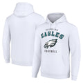 Choea P.Eagles White Pullover Hoodies Home Game Blank Player Stitched Jerseys