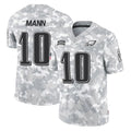 Choea P.Eagles #10 Braden Mann Player Arctic Camo Salute to Service Limited Game Stitched Jerseys