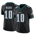 Choea P.Eagles #10 Braden Mann Player Black Limited Vapor F.U.S.E. Home Game Stitched Jerseys
