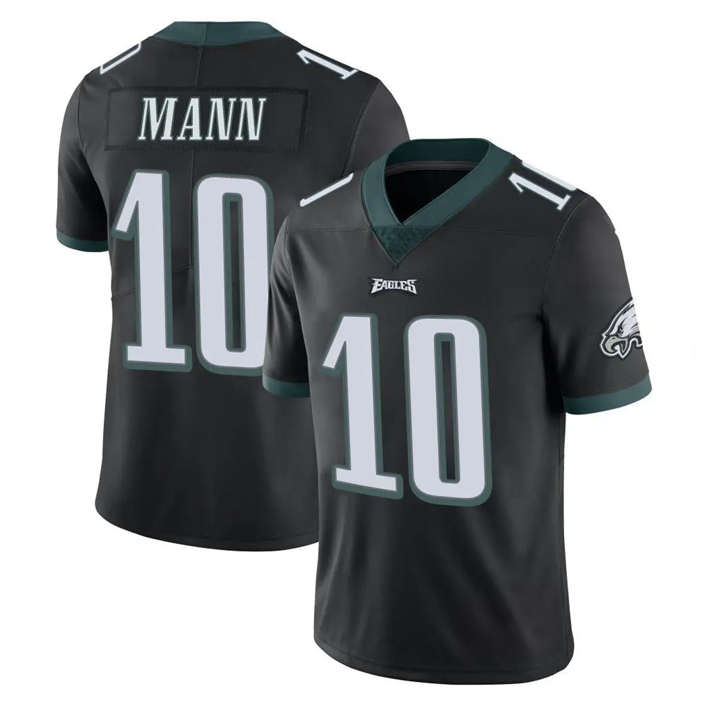 Choea P.Eagles #10 Braden Mann Player Black Limited Vapor Untouchable Home Game Stitched Jerseys
