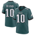 Choea P.Eagles #10 Braden Mann Player Green Home Game Stitched Jerseys