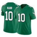 Choea P.Eagles #10 Braden Mann Player Green Kelly Alternate Vapor F.U.S.E. Home Game Stitched Jerseys