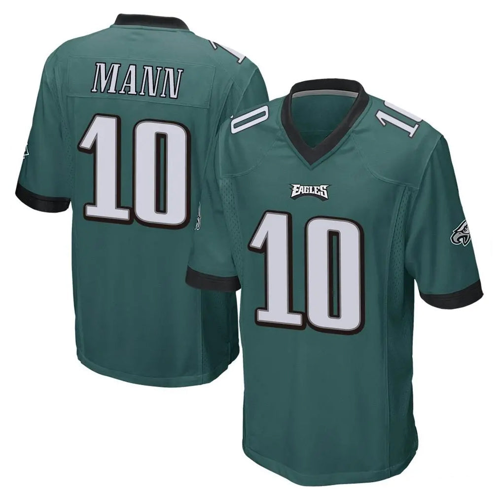 Choea P.Eagles #10 Braden Mann Player Team Color Green Home Game Stitched Jerseys