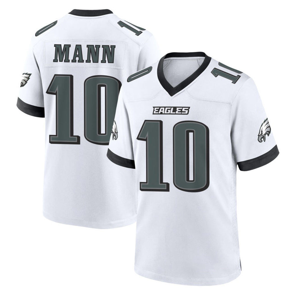 Choea P.Eagles #10 Braden Mann Player White Game Home Stitched Jerseys