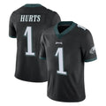 Choea P.Eagles #1 Jalen Hurts Player Black Limited Vapor Untouchable Home Game Stitched Jerseys