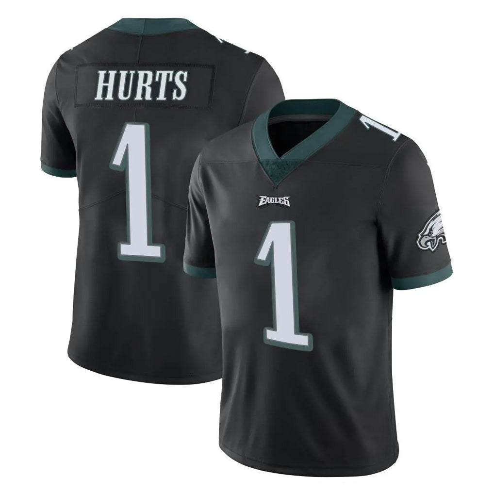 Choea P.Eagles #1 Jalen Hurts Player Black Limited Vapor Untouchable Home Game Stitched Jerseys