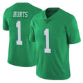 Choea P.Eagles #1 Jalen Hurts Player Green Limited Vapor Untouchable Home Game Stitched Jerseys