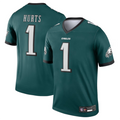 Choea P.Eagles #1 Jalen Hurts Player Green Team Legend Stitched Jerseys