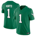 Choea P.Eagles #1 Jalen Hurts Player Kelly Green Vapor F.U.S.E. Limited Stitched Jerseys
