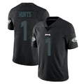 Choea P.Eagles #1 Jalen Hurts Player Limited Black Impact Home Game Stitched Jerseys