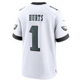 Choea P.Eagles #1 Jalen Hurts Player White Home Game Stitched Jerseys