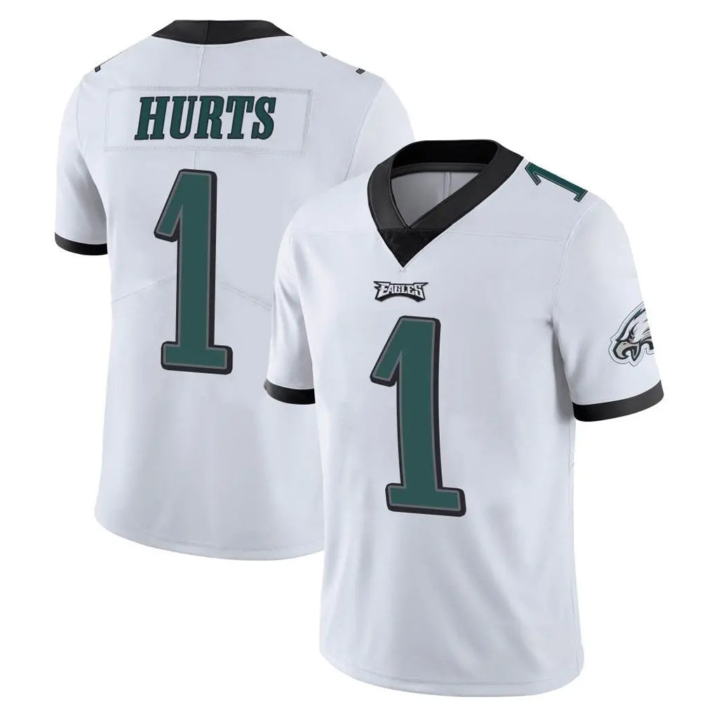 Choea P.Eagles #1 Jalen Hurts Player White Limited Vapor Untouchable Home Game Stitched Jerseys