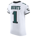 Choea P.Eagles #1 Jalen Hurts White Vapor F.U.S.E. Elite Stitched Jerseys