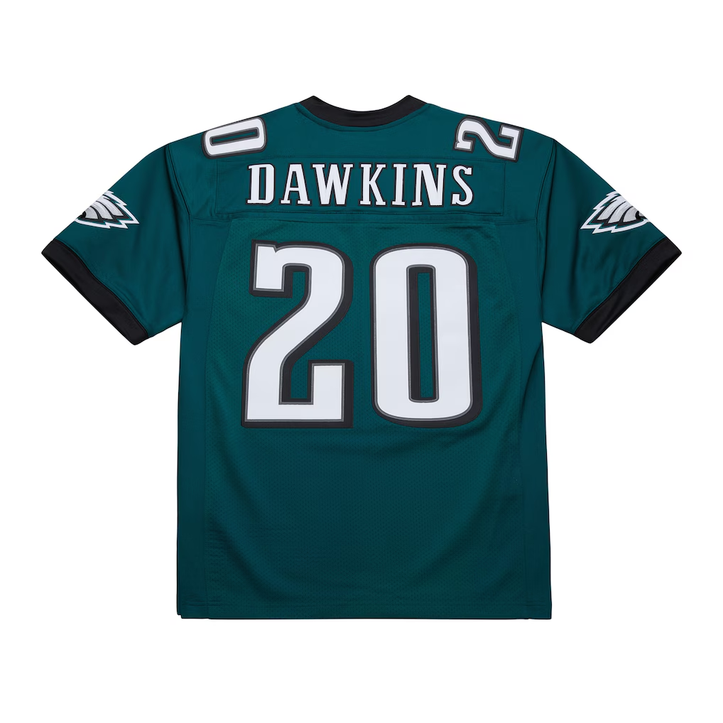 Choea P.Eagles #20 Brian Dawkins Mitchell & Ness Green 2007 Authentic Throwback Retired Player Stitched Puhic Jersey