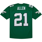 Choea P.Eagles #21 Eric Allen Mitchell & Ness Kelly Green Legacy Replica Stitched Puhic Jersey