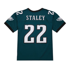 Choea P.Eagles #22 Duce Staley Mitchell & Ness Midnight Green 2002 Legacy Replica Jersey