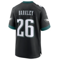 Choea P.Eagles #26 Saquon Barkley Black Alternate Game Jersey Stitched American Stitched Jersey