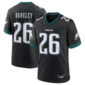 Choea P.Eagles #26 Saquon Barkley Black Alternate Game Stitched American Stitched Jerseys