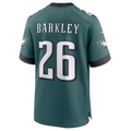 Choea P.Eagles #26 Saquon Barkley Midnight Green Game Player Stitched American Stitched Jerseys