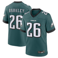 Choea P.Eagles #26 Saquon Barkley Midnight Green Game Player Jersey Stitched American Stitched Jersey