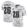Choea P.Eagles #26 Saquon Barkley Player Arctic Camo Salute to Service Limited Game Stitched Jerseys
