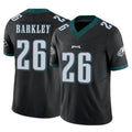 Choea P.Eagles #26 Saquon Barkley Player Black Limited Vapor F.U.S.E. Home Game Stitched Jerseys