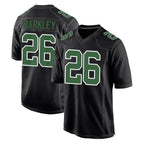 Choea P.Eagles #26 Saquon Barkley Player Carbon Green Fashion Home Game Stitched Jerseys